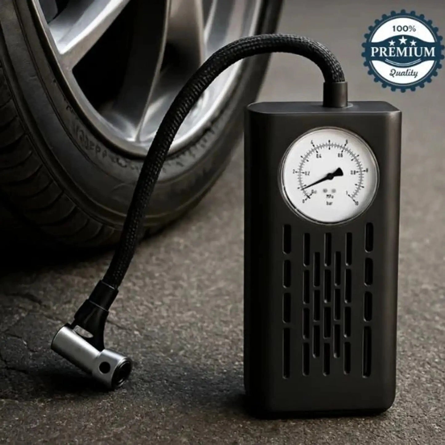Never Get Stuck With a Flat Tyre — Portable Cordless Tyre Inflator Air Pump