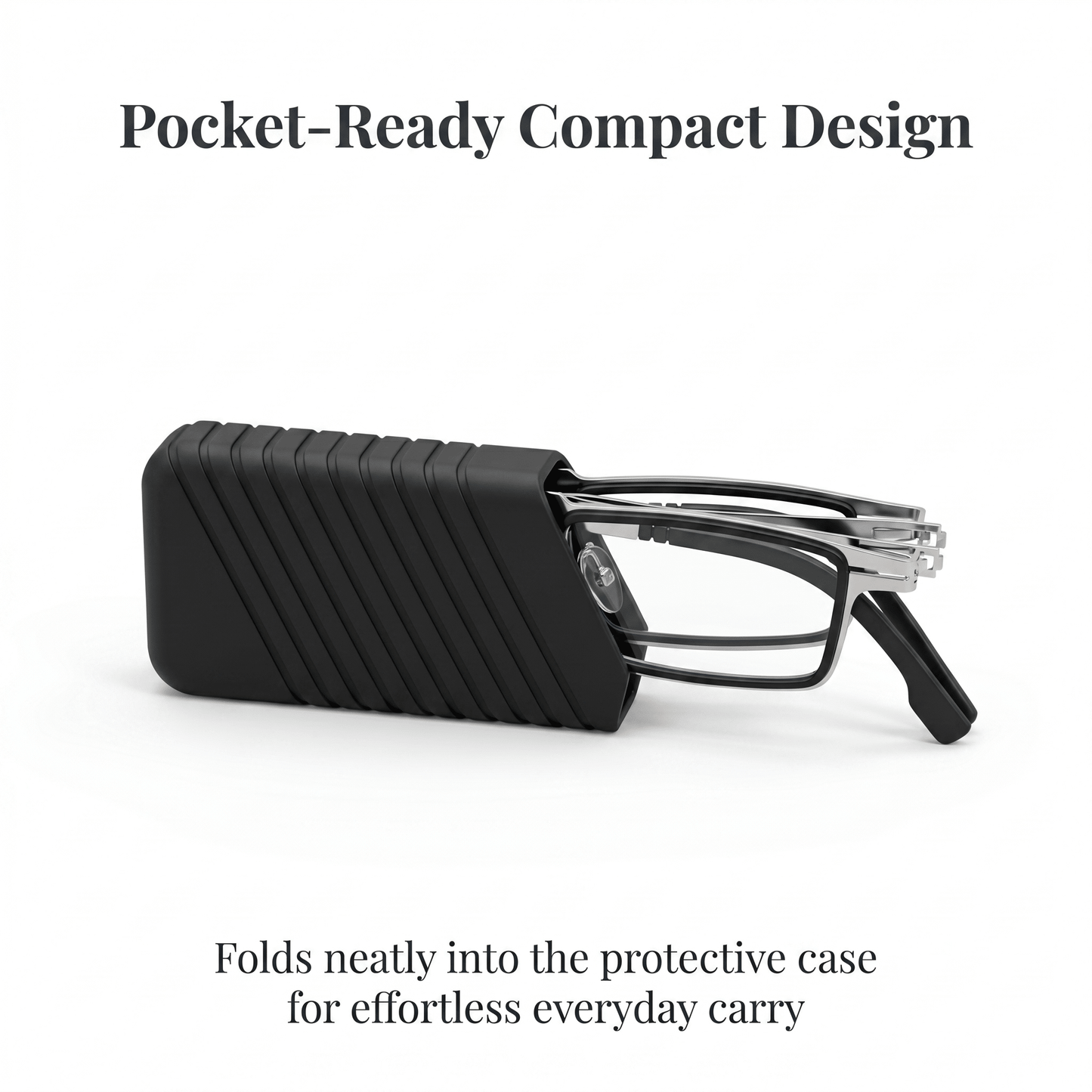 Foldable Reading Glasses with Case | Auto Adaptive Power Lens | Buy 1 Get 1 Free - LIVEE