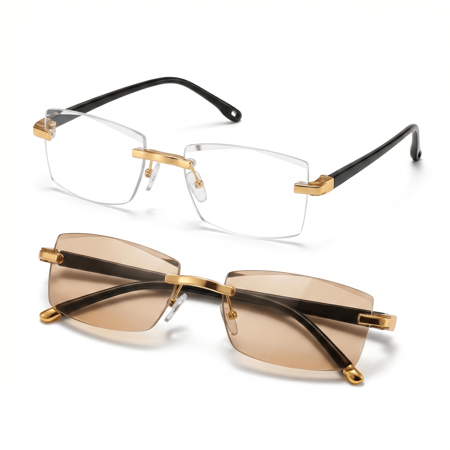 Rimless Auto - Adjusting Bifocal Reading Glasses | Buy 1 Get 1 Free - LIVEE