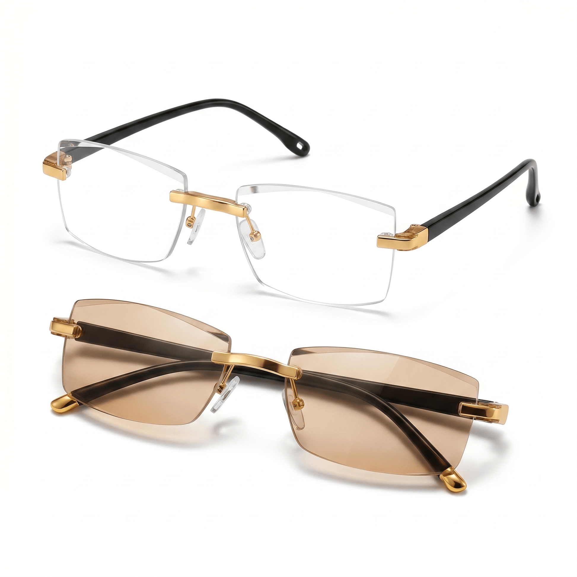 Rimless Auto - Adjusting Bifocal Reading Glasses | Buy 1 Get 1 Free - LIVEE