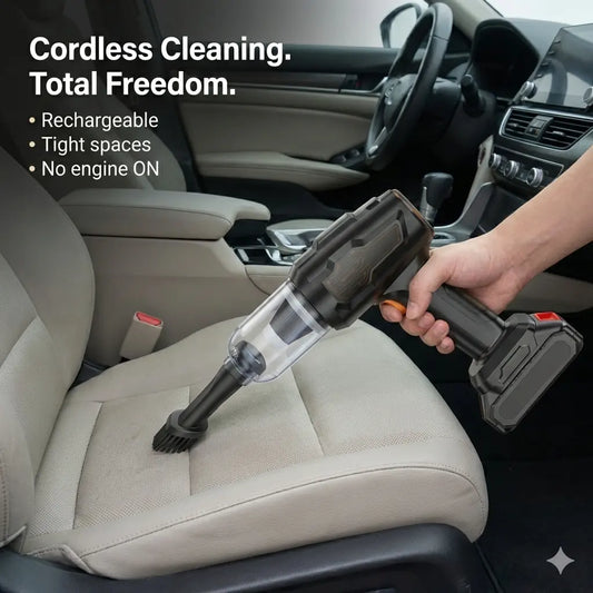 Cordless Car Vacuum Cleaner — Clean Your Car Anytime, Anywhere